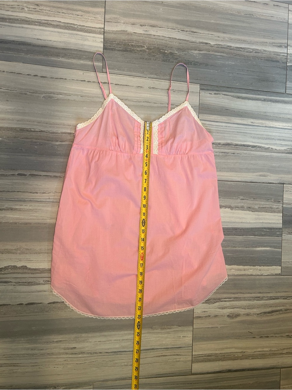 Vintage Aeropostale Pink baby Doll Lace-Trim Sleep Chemise - Picture 9 of 14